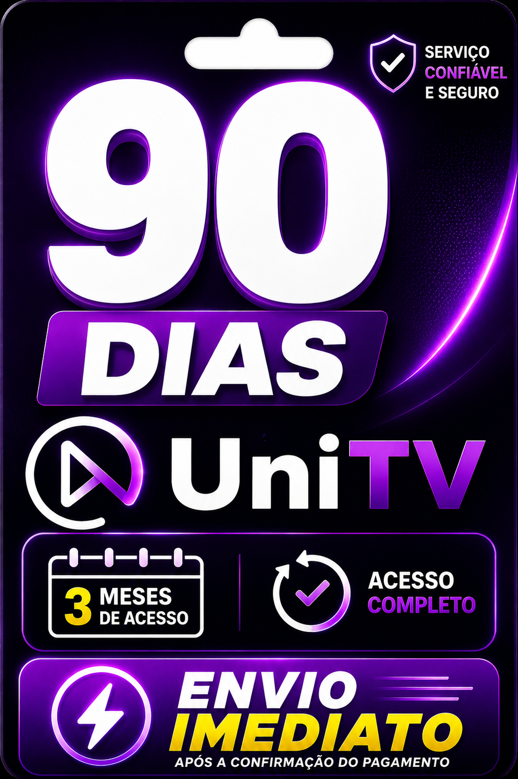 UniTV Trimestral 90 Dias
